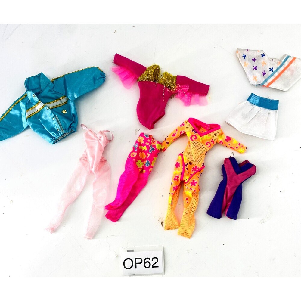 8 Piece Vintage Barbie Gymnastics Ballet Running Sporty Clothes 90's Activewear